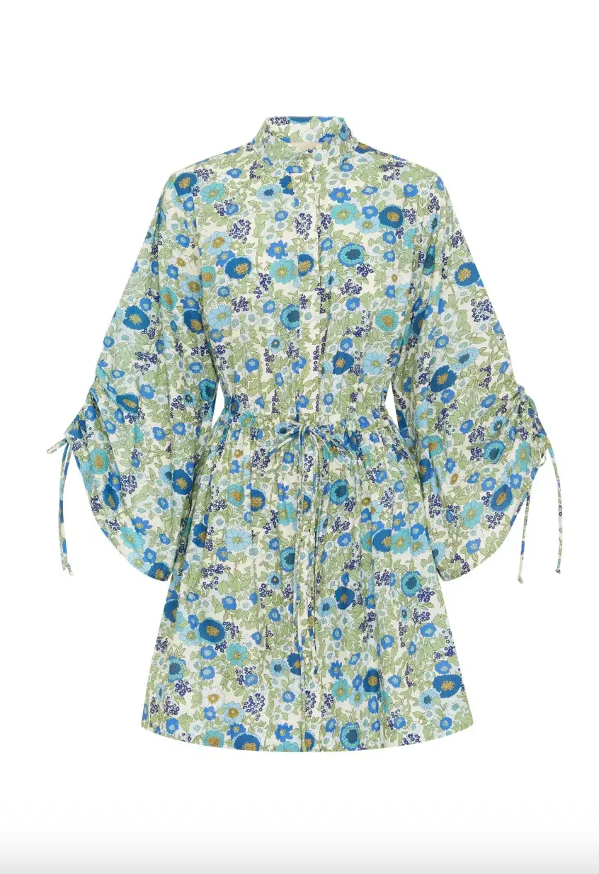 Alémais Pam Mini Dress Floral Size 16 - Image 5