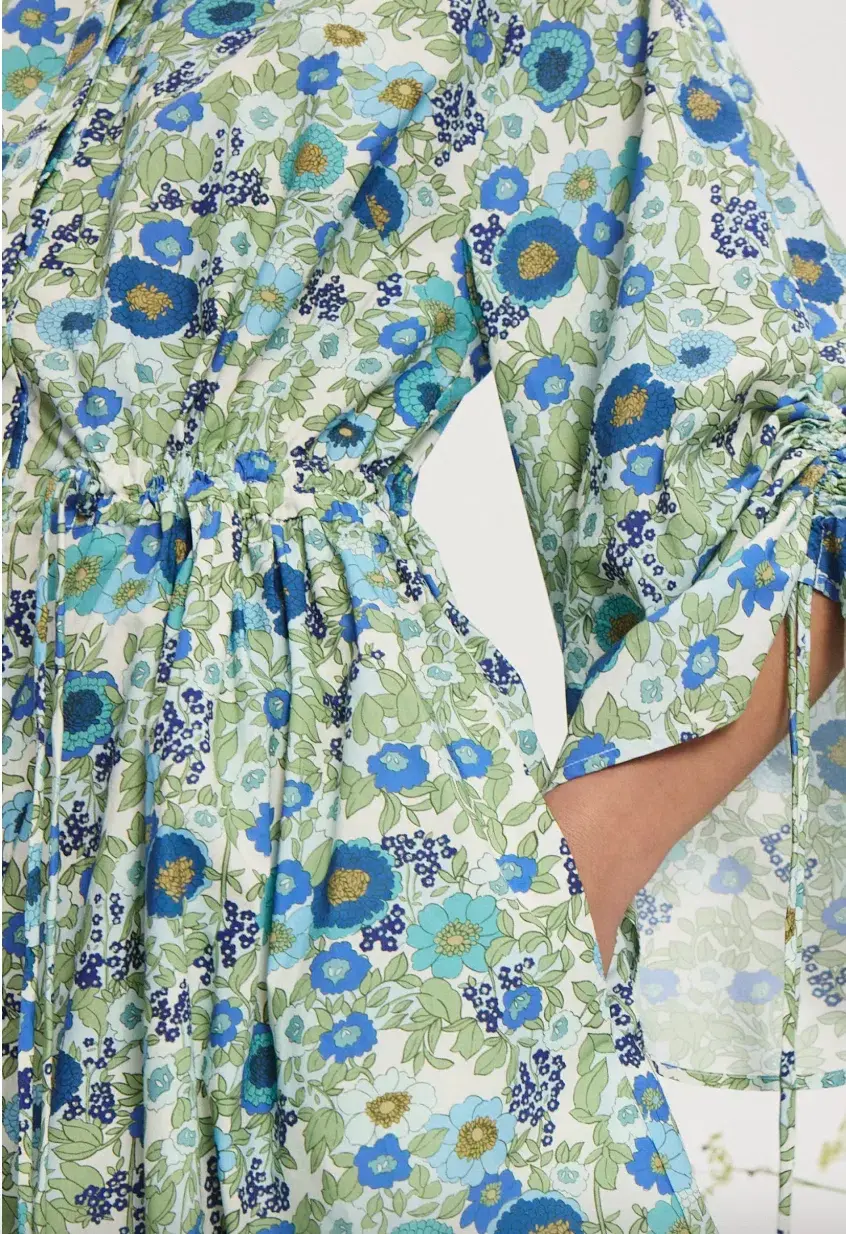Alémais Pam Mini Dress Floral Size 16 - Image 4