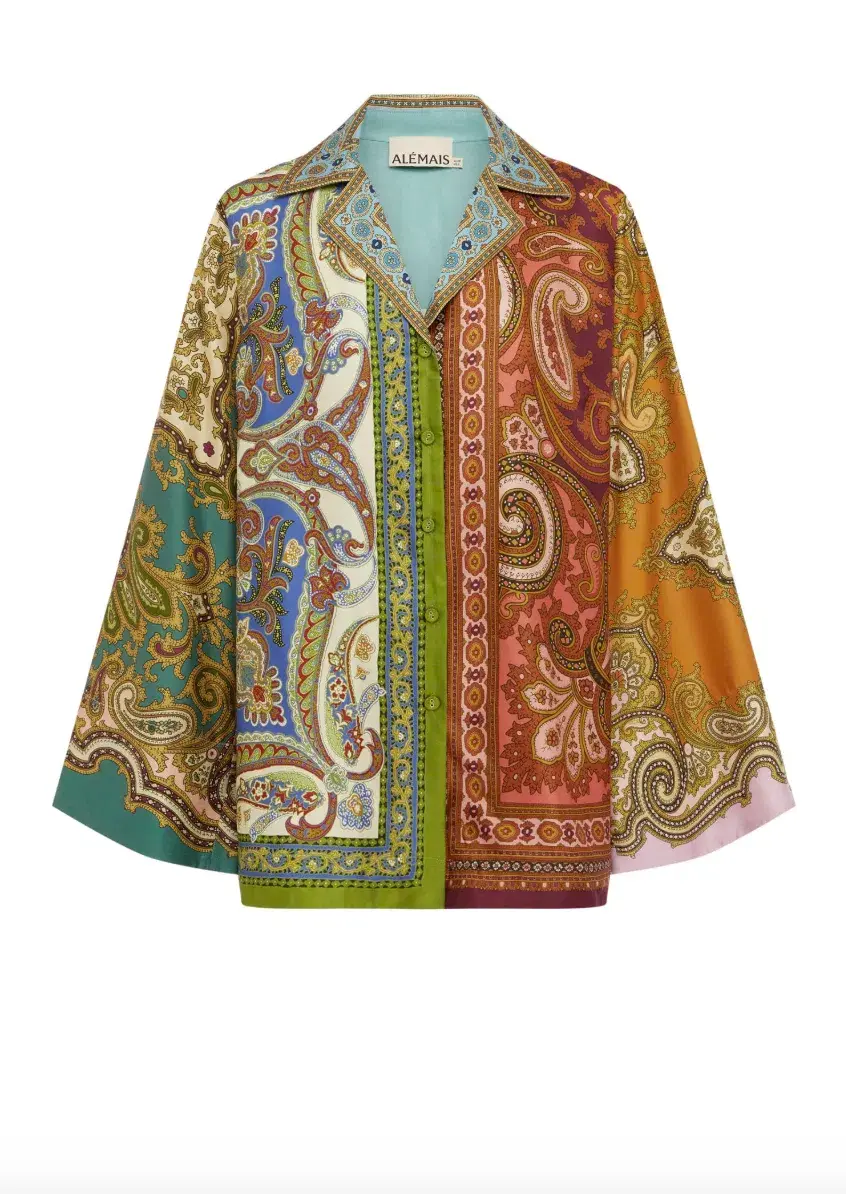 Alémais Clemenza Shirt and Scarf Skirt Set Multi Size 16 - Image 7