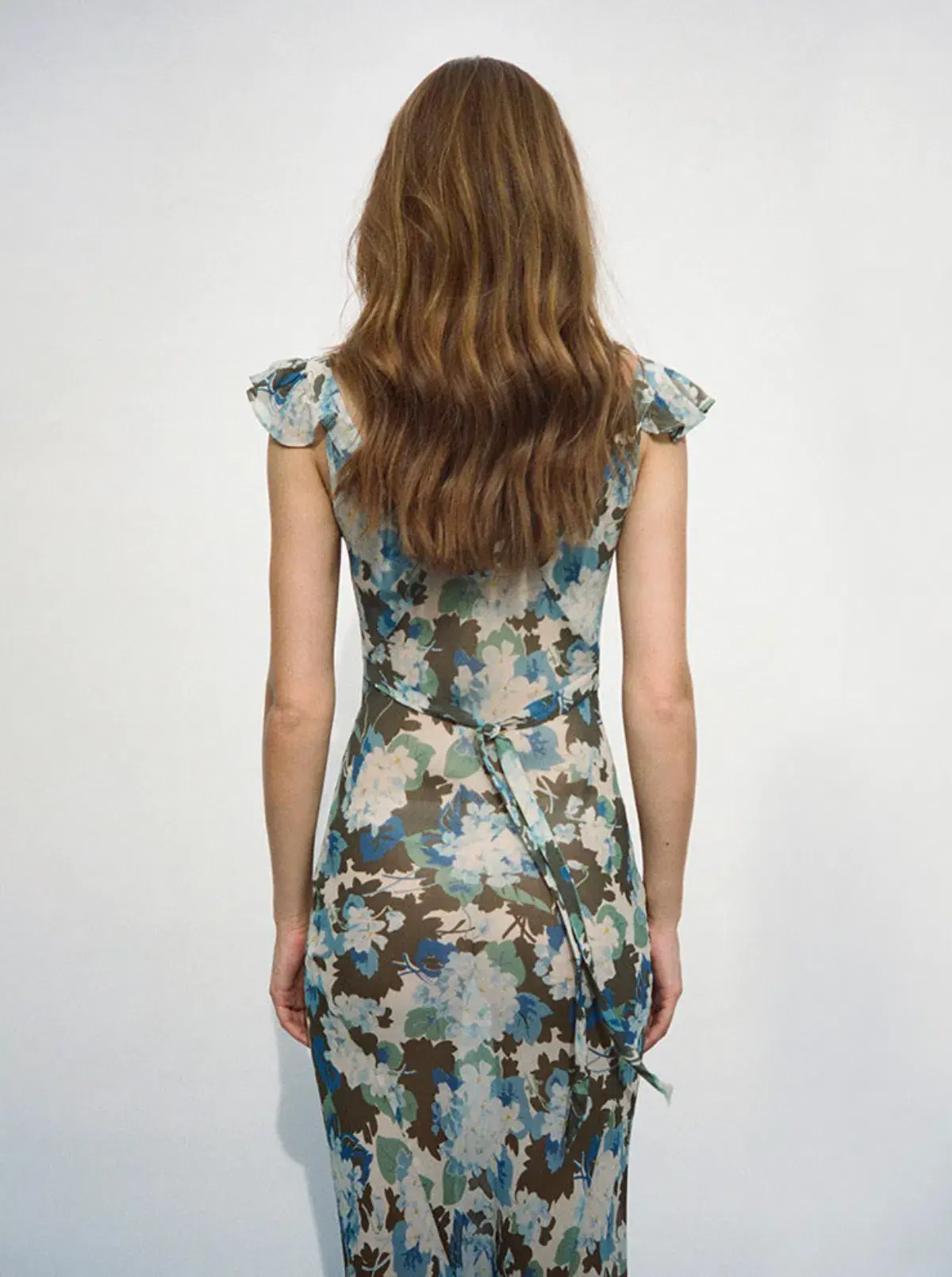 Realisation Par Lila Maxi Dress Blue Hydrangea Print Size S / AU 6-8 - Image 2