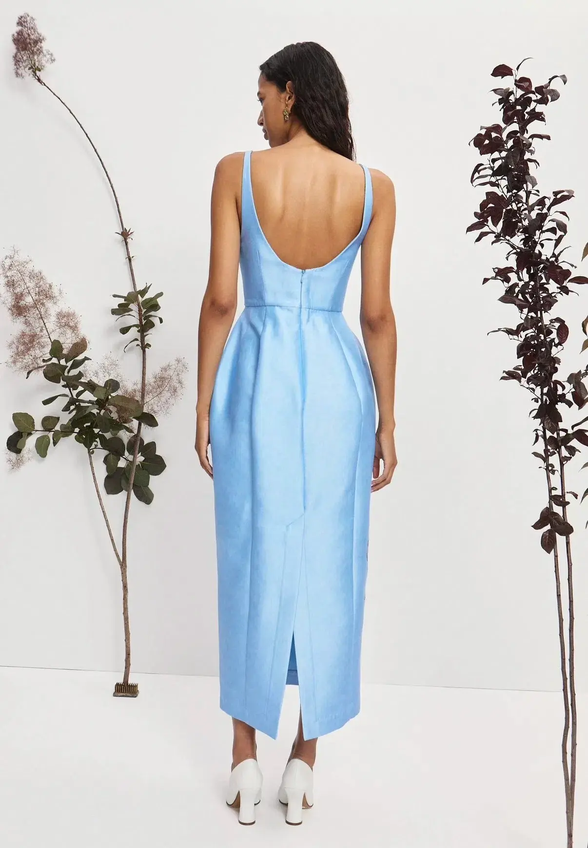 Alemais Donata Taffeta Gown Blue Size 14  - Image 5