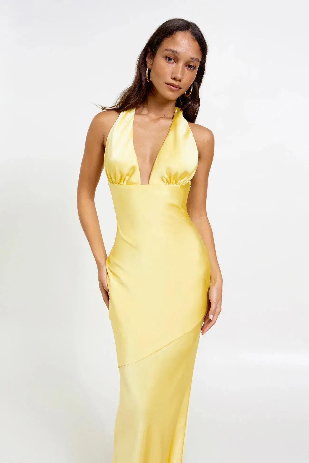 Lexi Novia Maxi Dress Pineapple Yellow Size L / Size 12 - Image 2