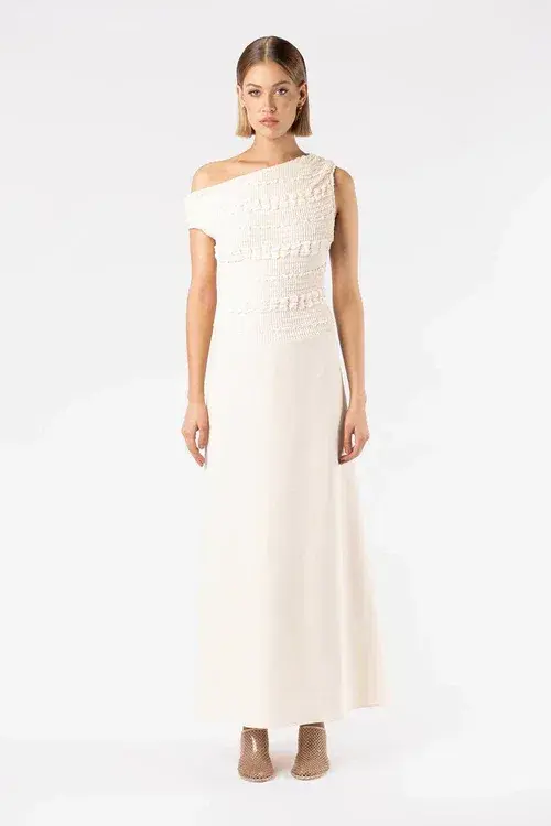 One Fell Swoop Adapt Maxi Dress  in Cream Size AU 8 - Image 1