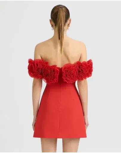 Sonya Moda Nahla Mini Dress in Red Size AU 6 - Image 3