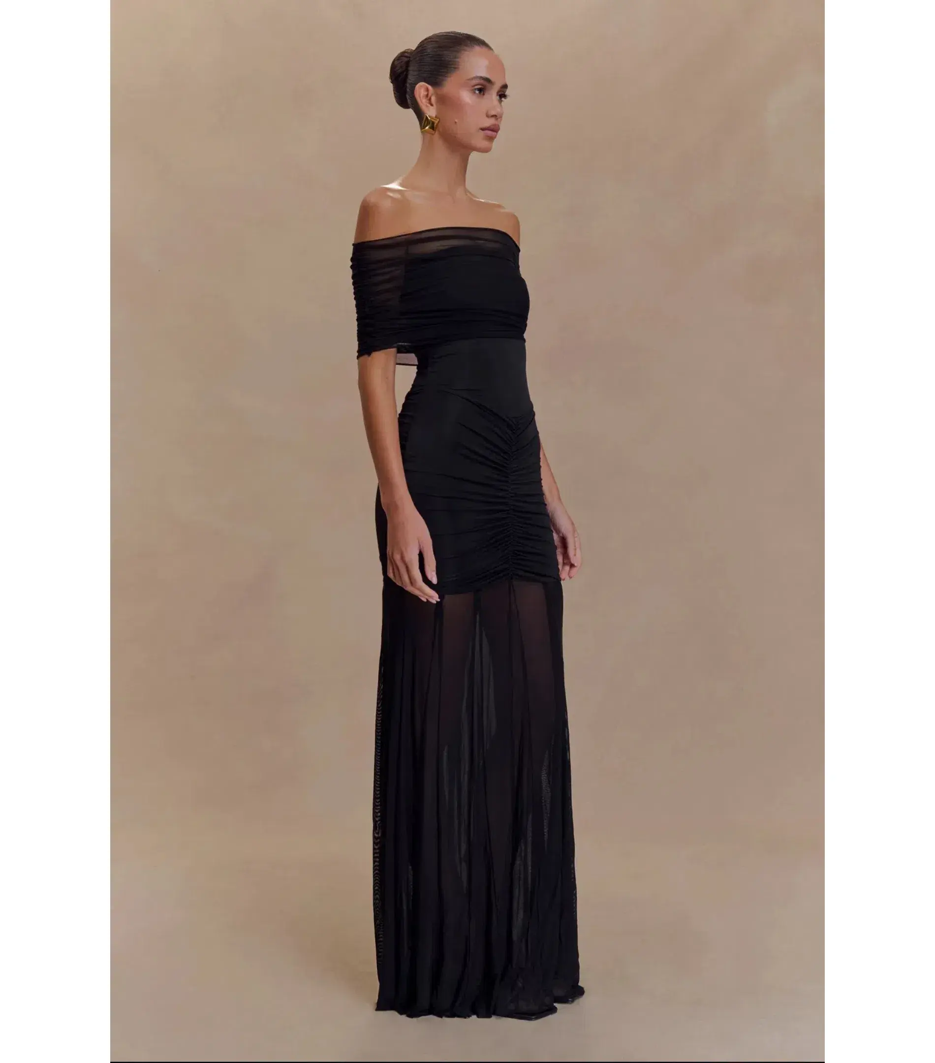 Meshki Caspian Maxi Dress Black Size XS / AU 6  - Image 3