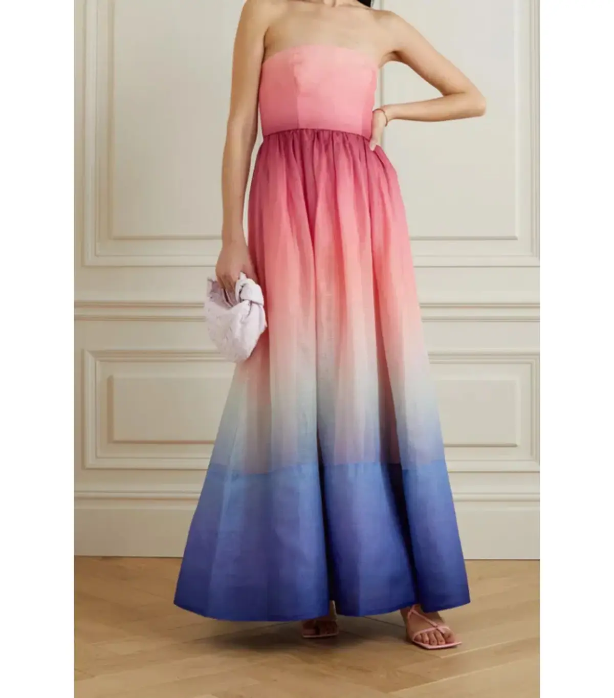 Zimmermann Postcard Strapless Maxi Dress Ombre Size 2 / AU 12 - Image 2