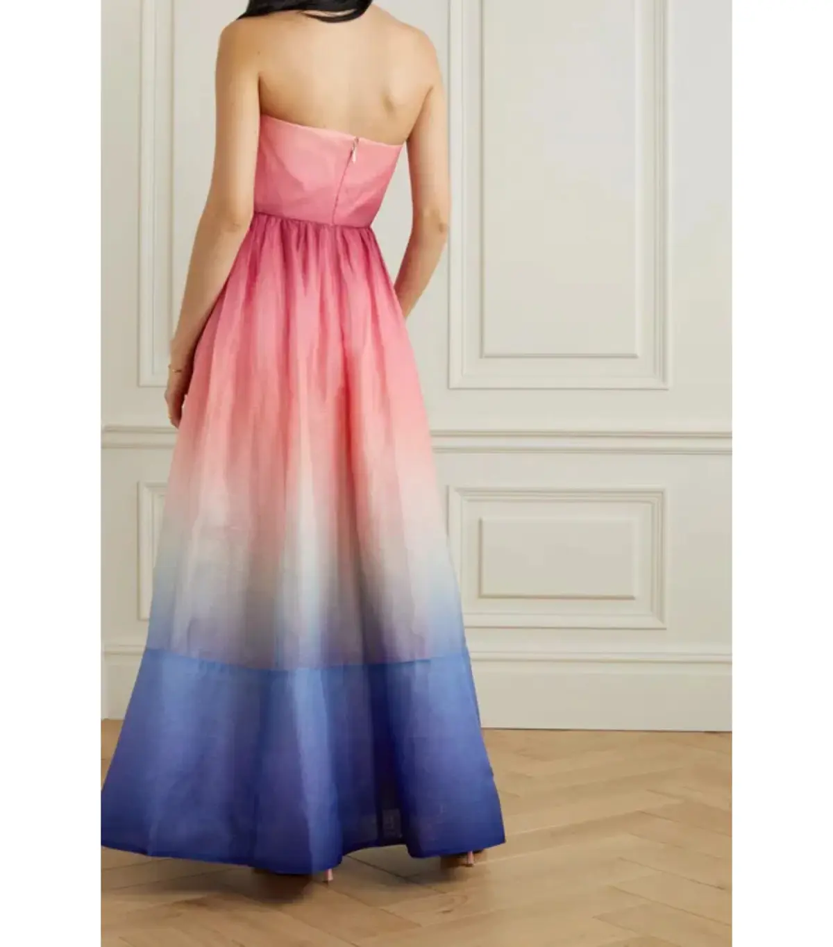 Zimmermann Postcard Strapless Maxi Dress Ombre Size 2 / AU 12 - Image 3