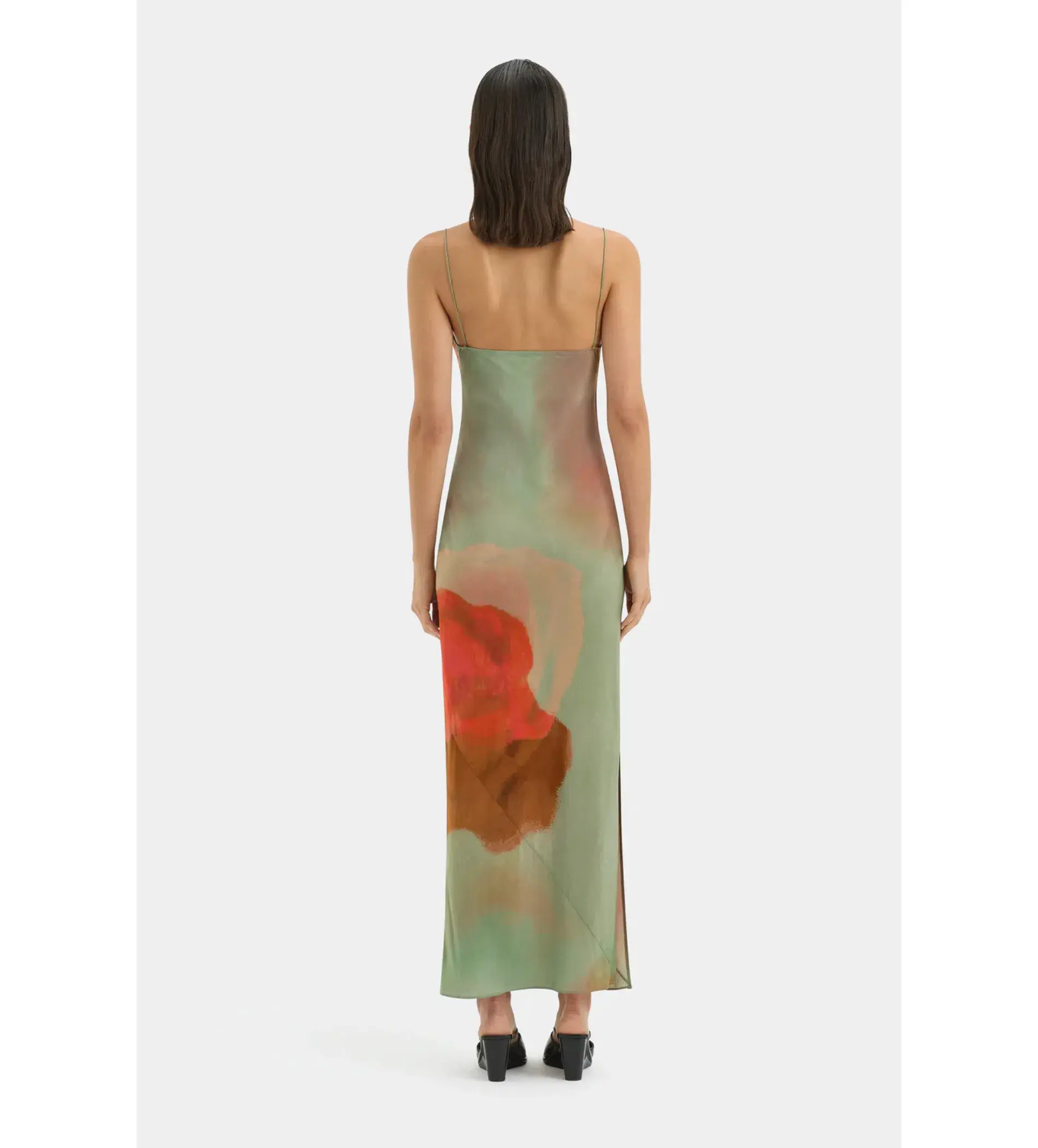 Sir The Label Calle Slip Maxi Dress Acquerello Print Size 3/AU 12 - Image 4