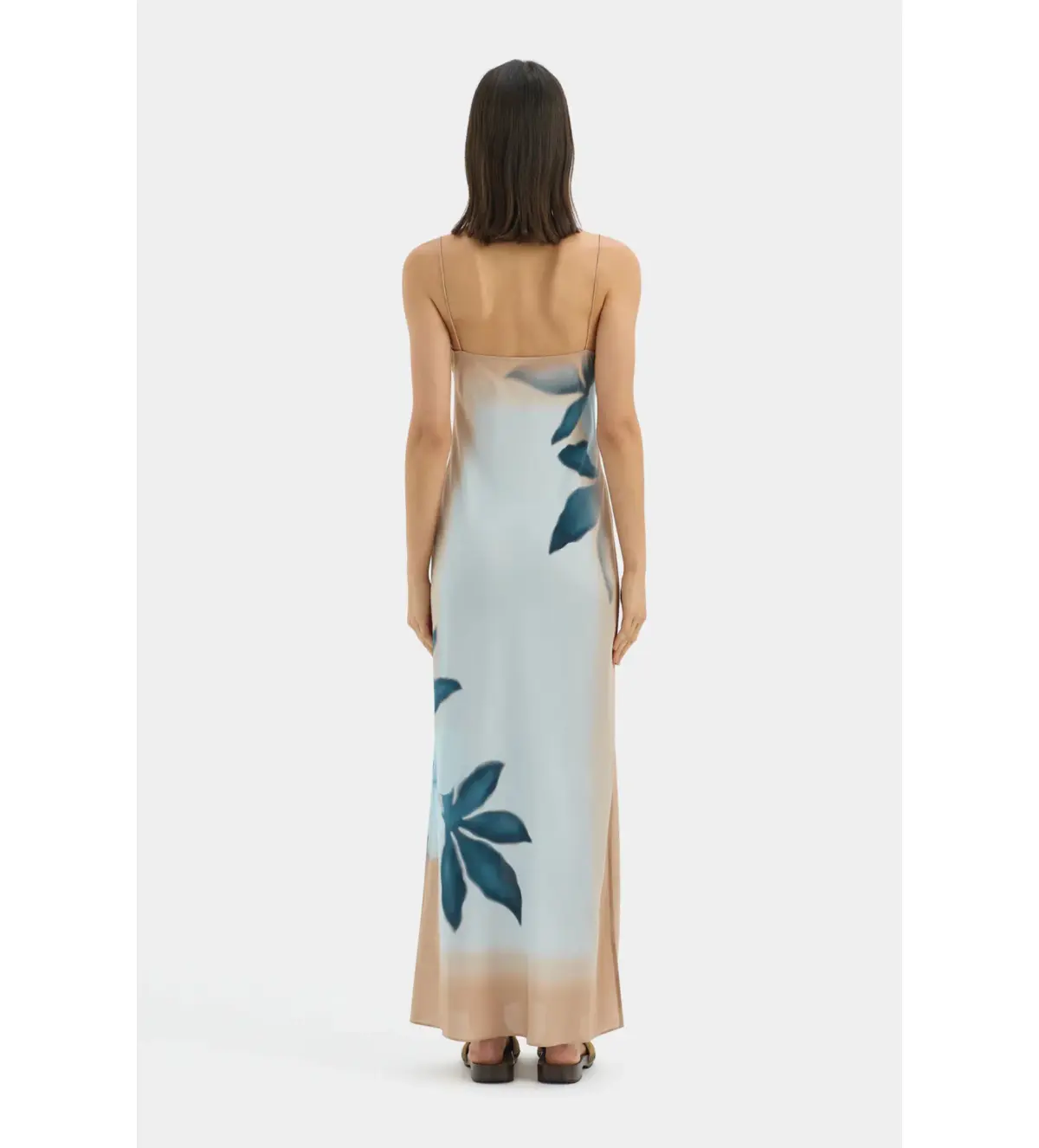 Sir The Label Serene Slip Maxi Dress Sequoia Blue Floral Size 2/AU 10 - Image 3
