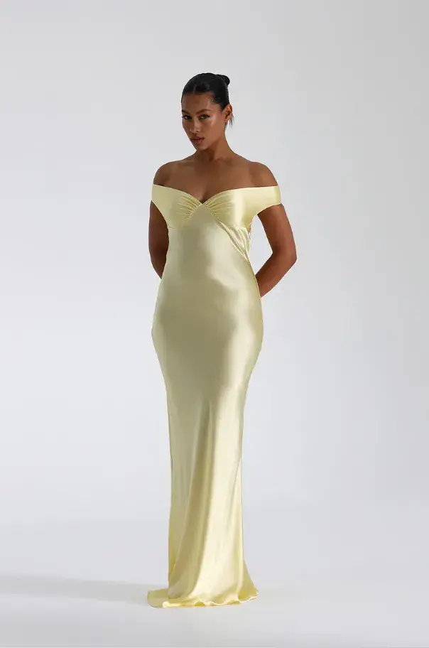Natalie Rolt Bridget Dress in Lemon Yellow Size 6 - Image 1