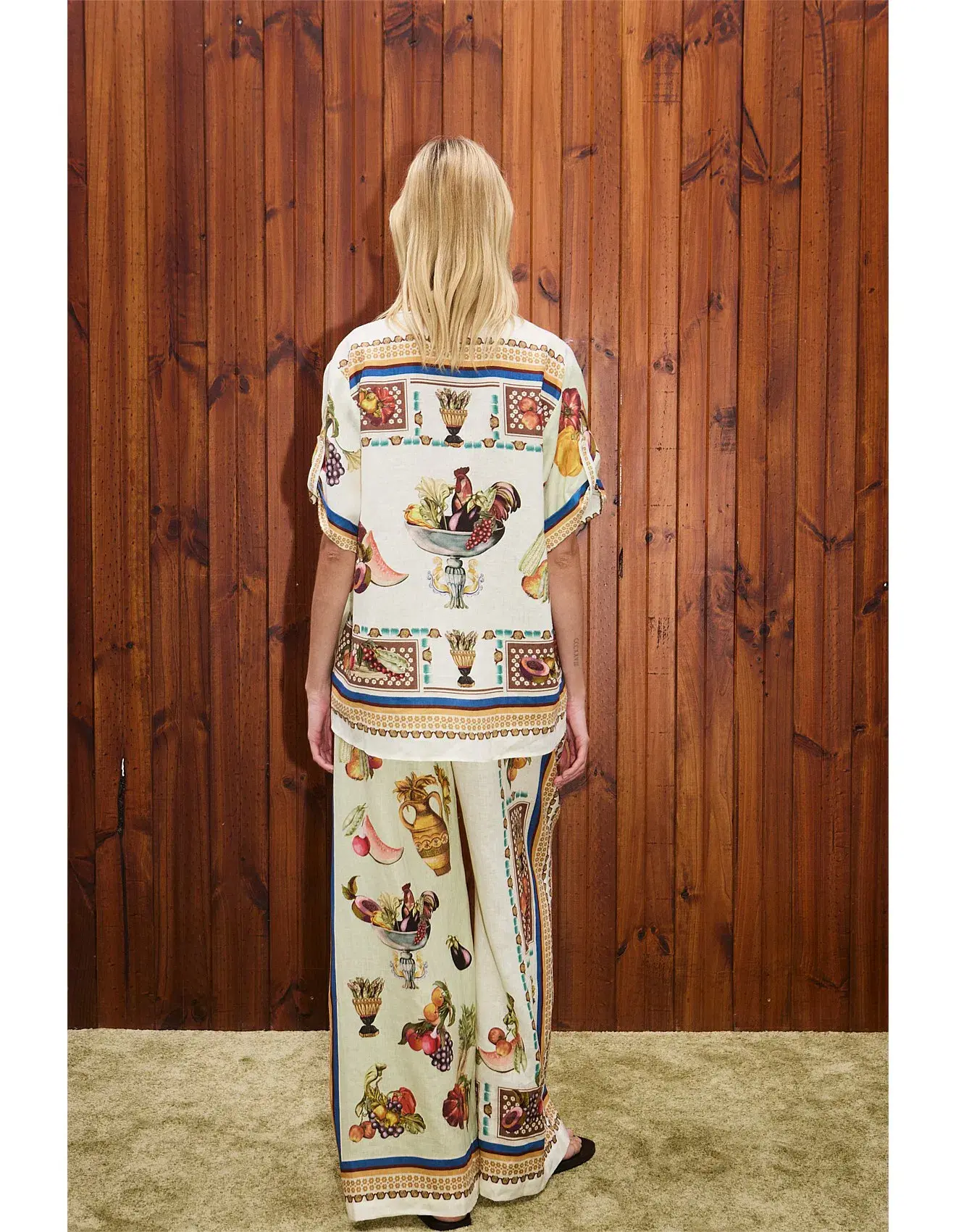 Alemais Mercado Shirt Multi Print Size  - Image 3