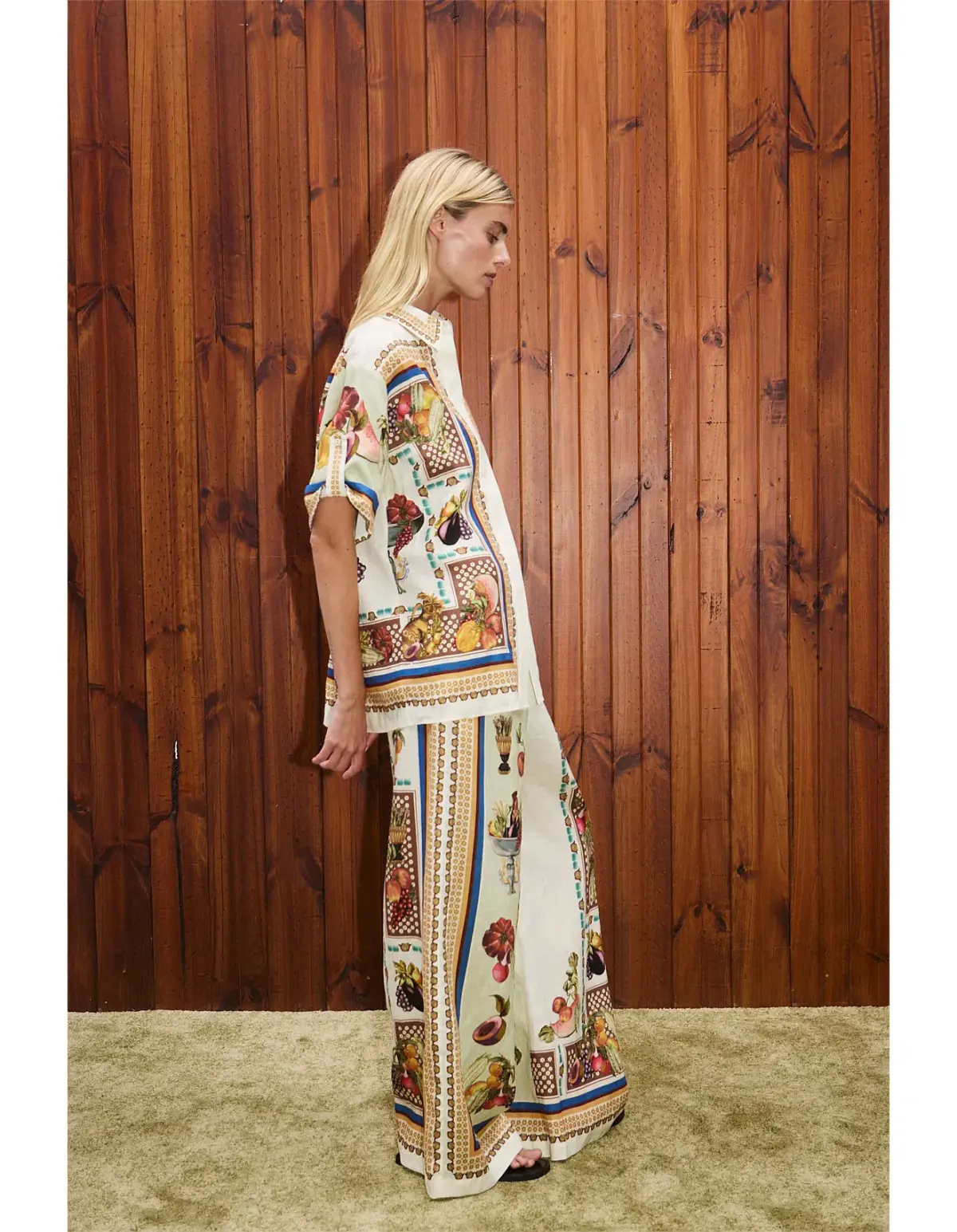 Alemais Mercado Shirt Multi Print Size  - Image 2