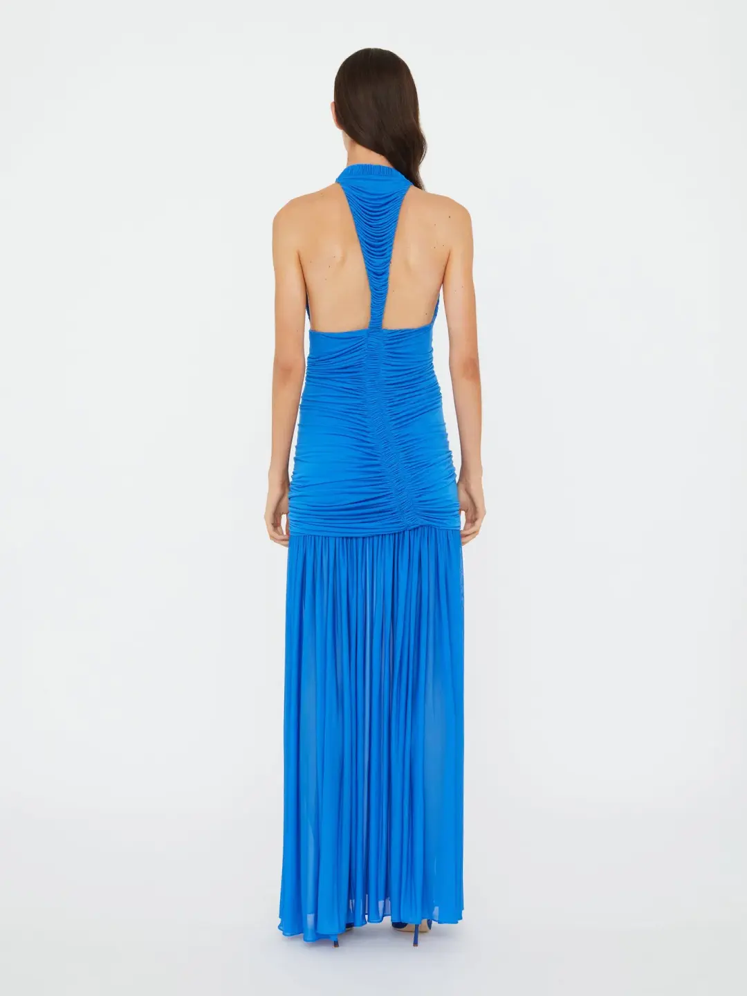 Christopher Esber Orion Gown in Lapis Blue Size 10 for rent on The Volte - main image