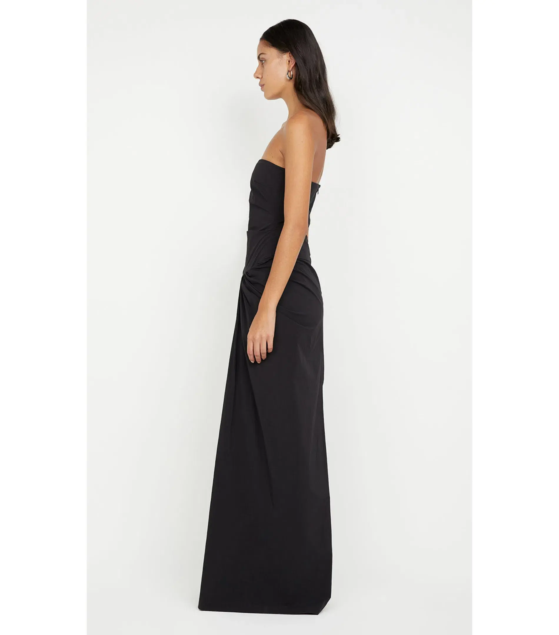 Bec & Bridge Domenic Strapless Dress Black Size AU 6 - Image 3