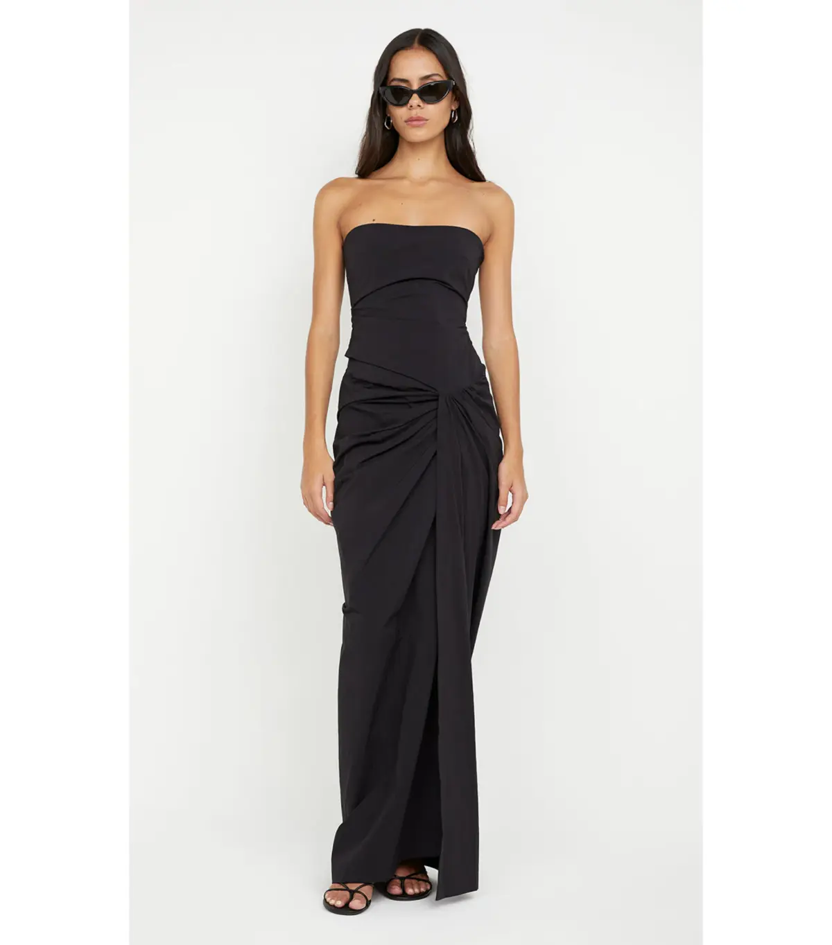 Bec & Bridge Domenic Strapless Dress Black Size AU 6 - Image 2