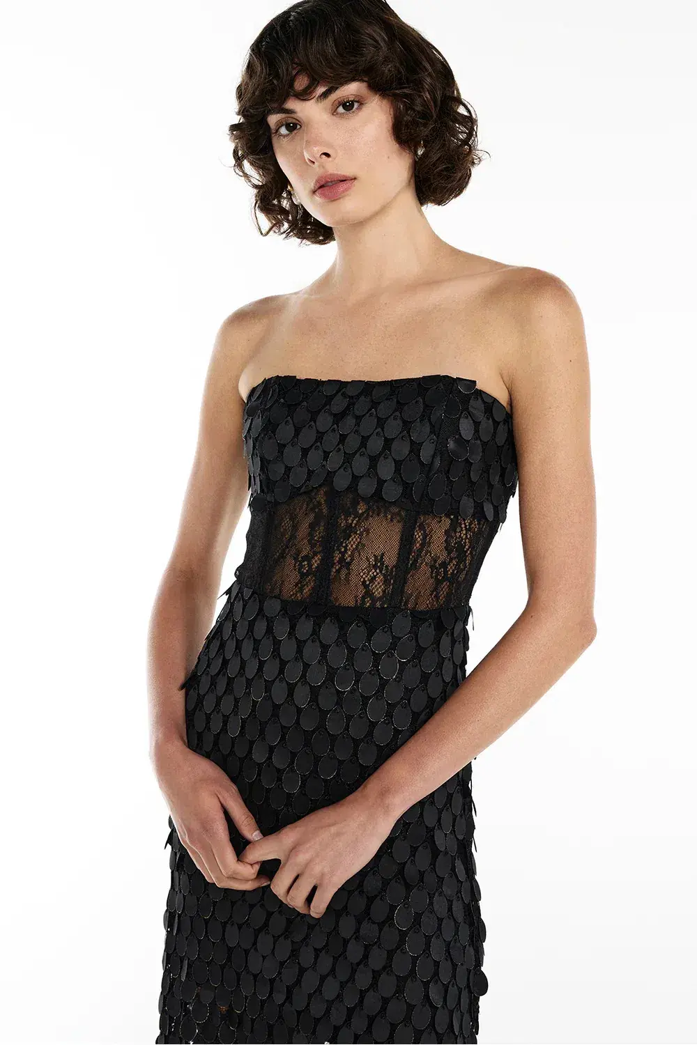 Manning Cartell Supreme Extreme Strapless Gown Black Size 14 - Image 4