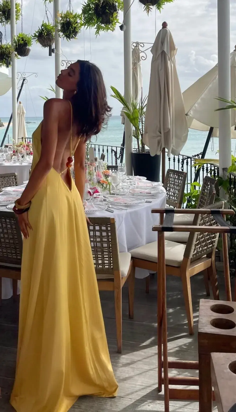 Arcina Ori Soleil Maxi Dress Yellow Size XS / AU 6 - Image 3