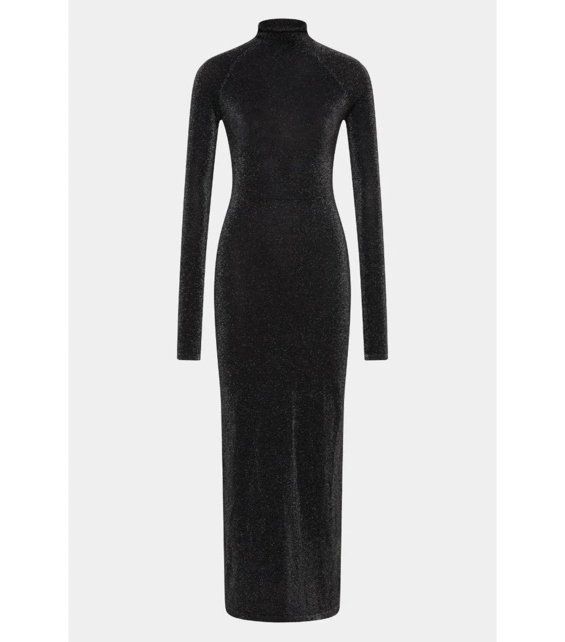 Sir the Label Chiano Long Sleeve Maxi Dress in Black Silver Size 0 / AU 6 - Image 4