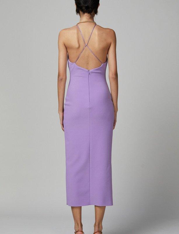 Bec & Bridge Candy Midi Dress Lilac Size 8 for rent on The Volte - main image