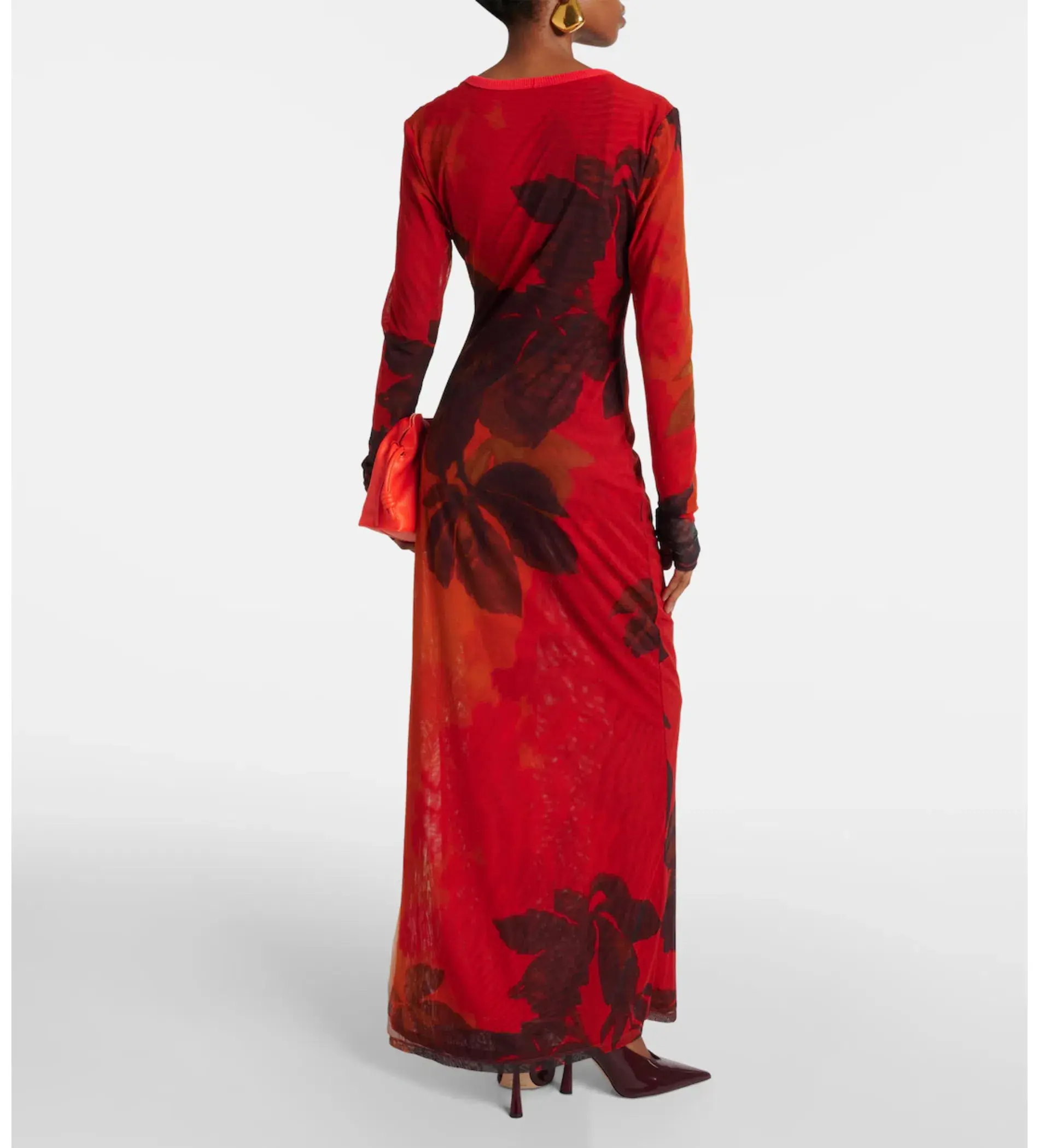Sir the Label Libertine Printed Cutout Maxi Dress Print Size 8 - Image 4