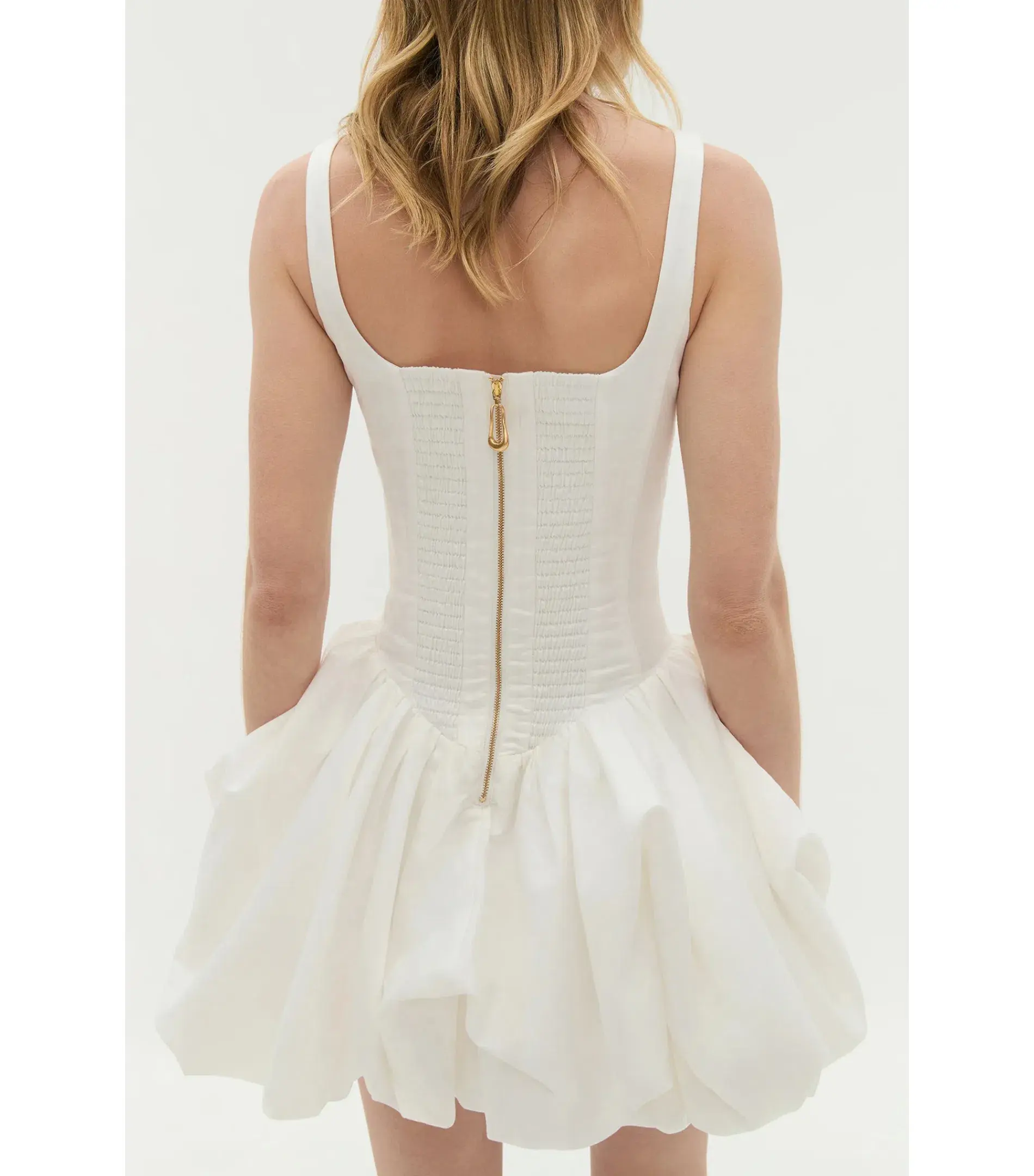 Aje Alani Mini Dress Ivory Size AU 12  - Image 3