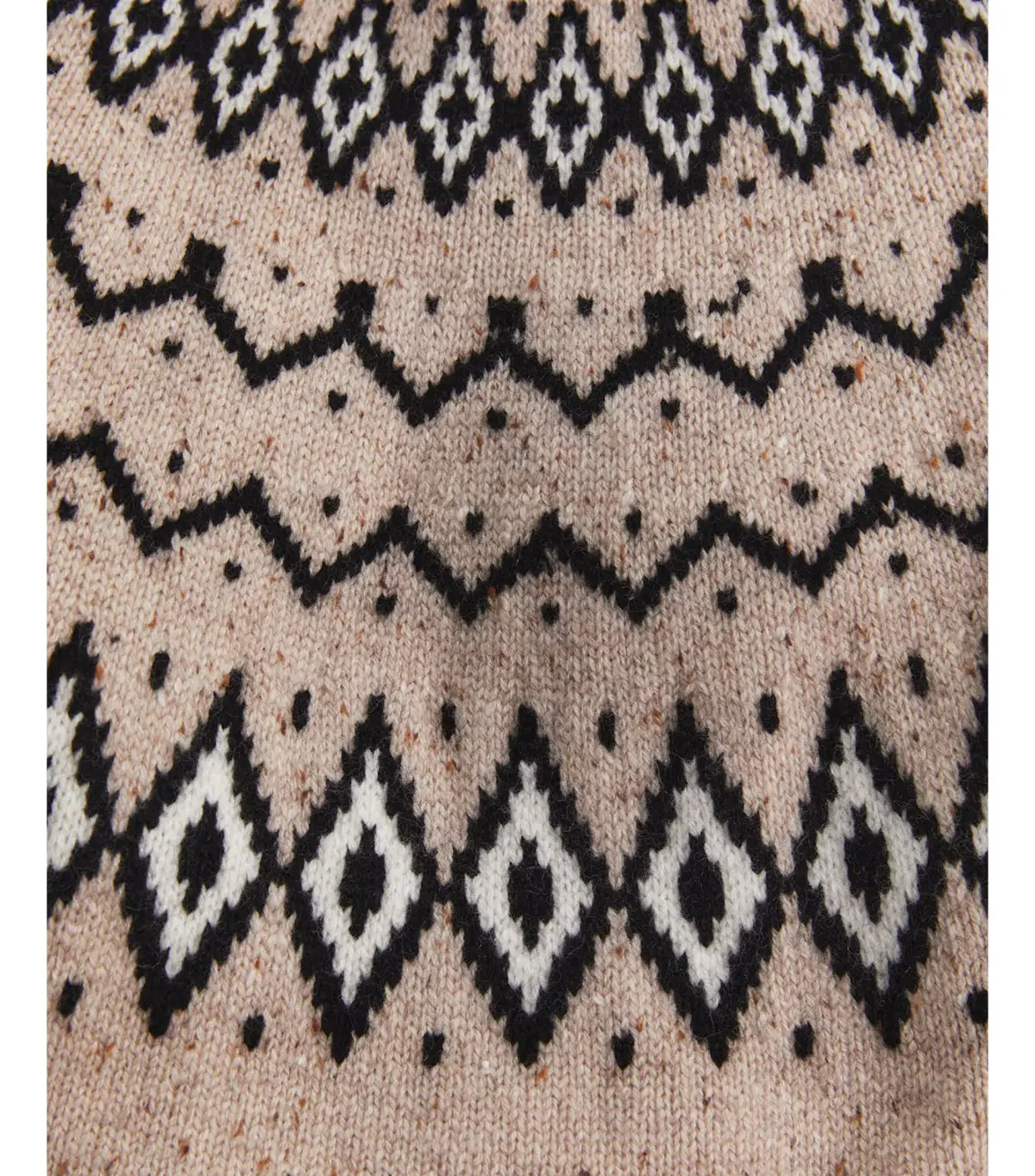 Sportscraft Sunflower Fair Isle Wool Sweater Oatmeal Size  - Image 5