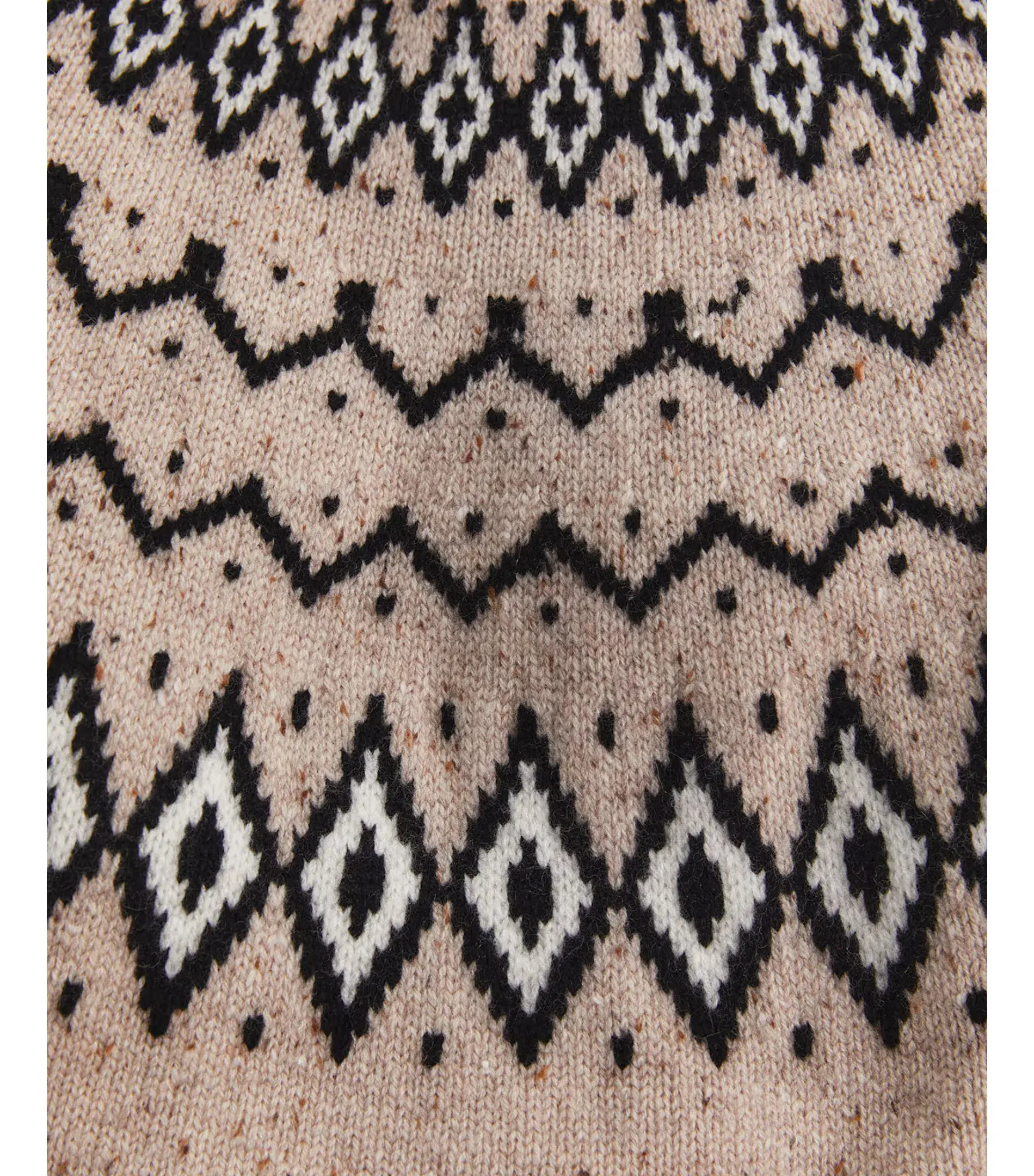 Sportscraft Sunflower Fair Isle Wool Sweater Oatmeal Size  - Image 5
