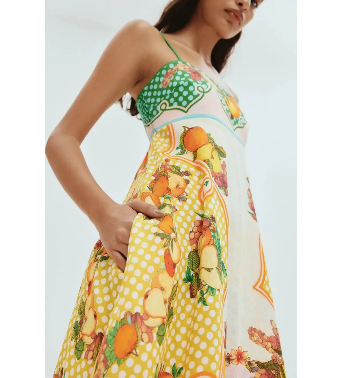 Alemais Lemonis Midi Sundress Multi Print Size AU 10 - Image 3