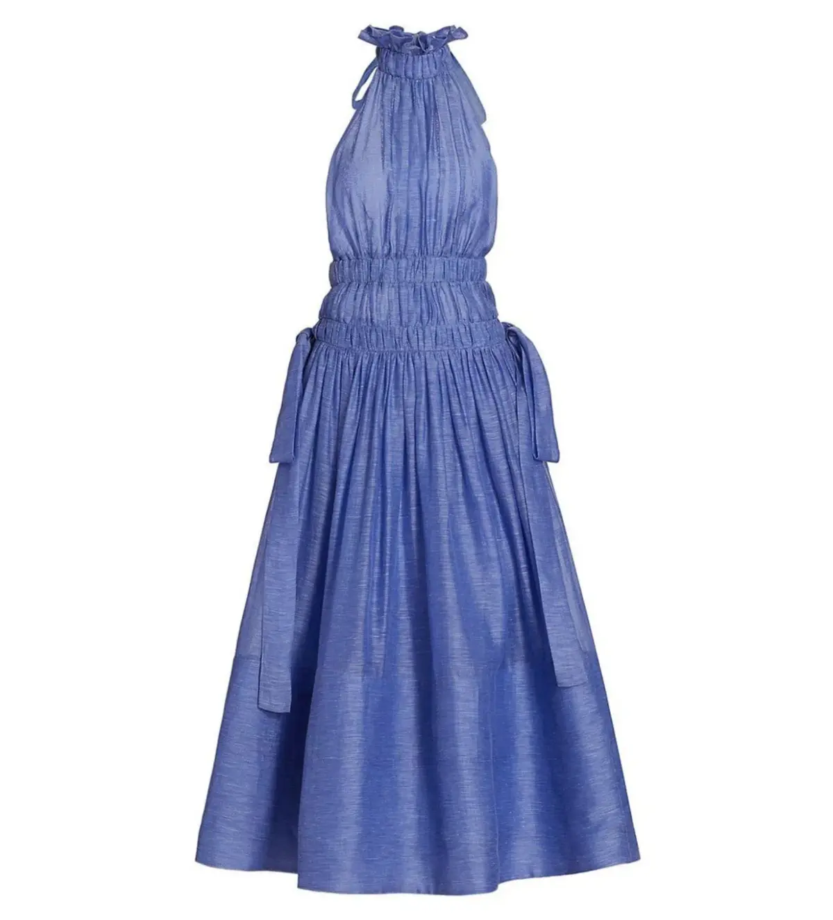 Zimmermann Luminous Halter Gown Cornflower Size 2 AU 12 - Image 6