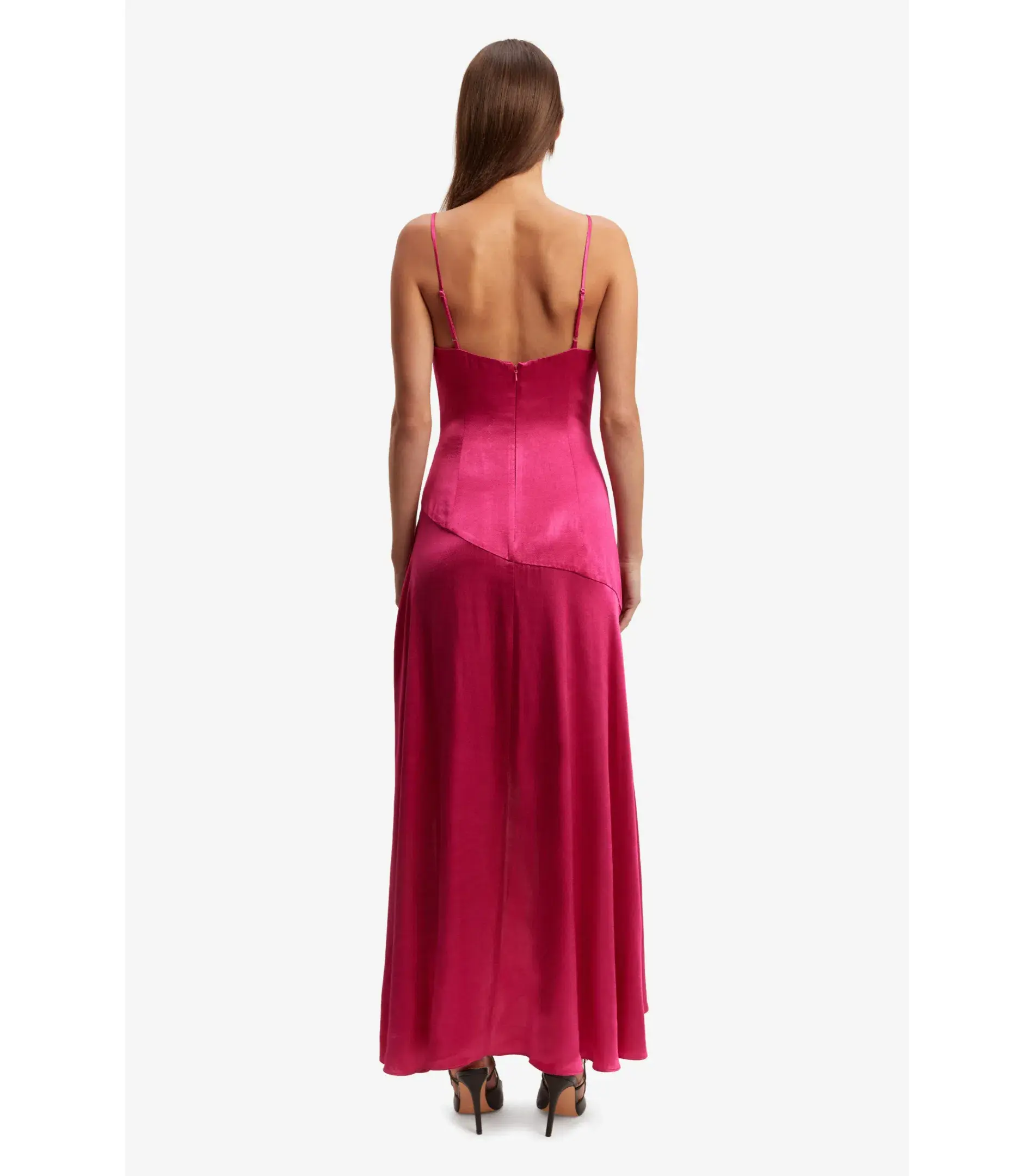 Bardot Sorella Midi Dress in Magenta Size AU 8 - Image 3