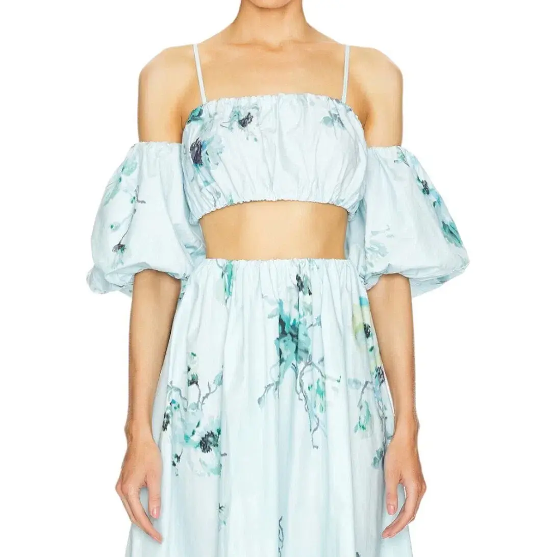 Zimmermann Lightburst Blue Two Piece Set Size 6 - Image 2