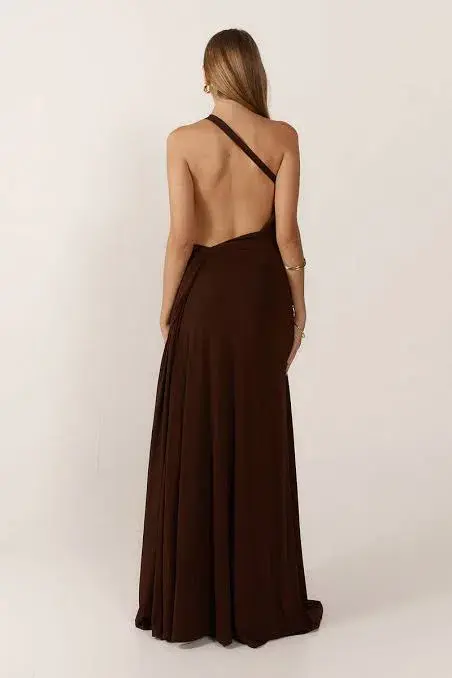 Ance Gria Gaia Gown Brown Size AU 8 - Image 5