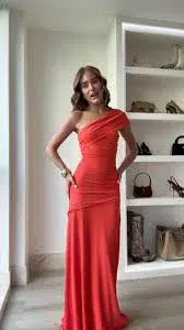 By Nicola Fiesta Off Shoulder Maxi Dress in Fiesta Size AU 6 - Image 3