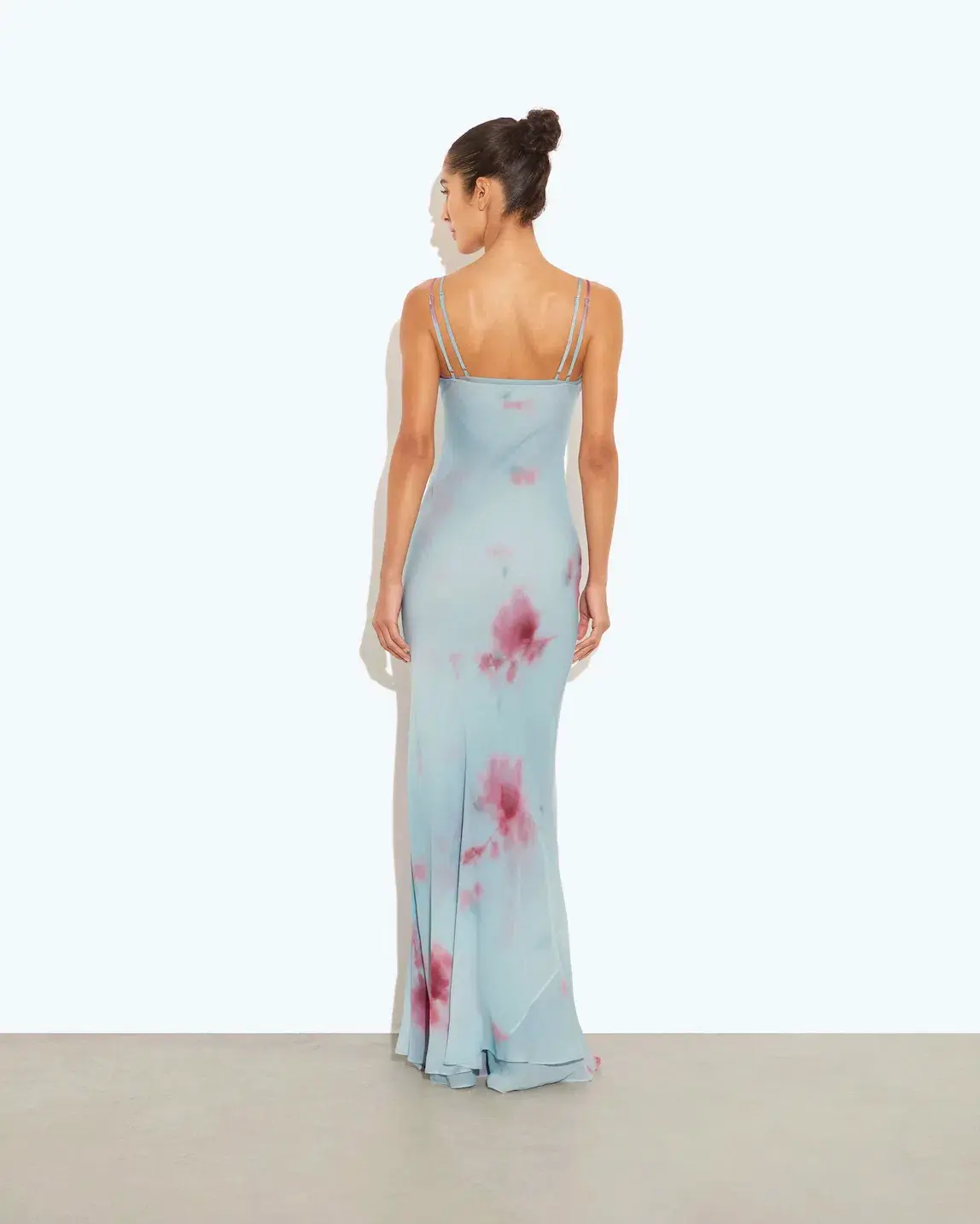 Rat & Boa Sascha Maxi Dress Blue Floral Size 8 - Image 4