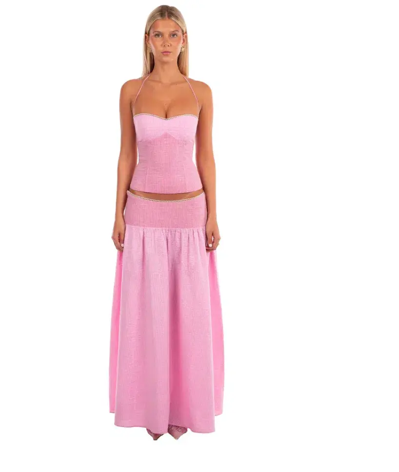 I Am Delilah Adeline Corset & Skirt Set Lulip Pink Size AU8 - Image 1