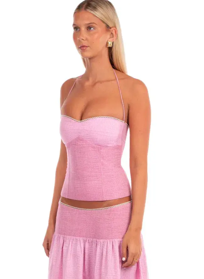 I Am Delilah Adeline Corset & Skirt Set Lulip Pink Size AU8 - Image 2