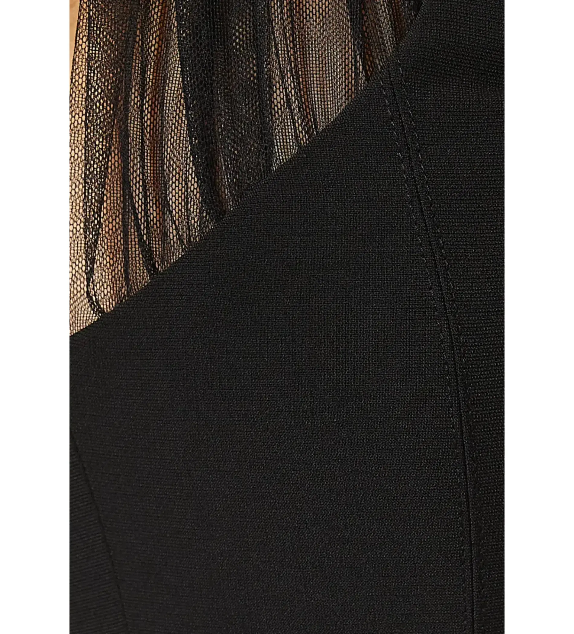  Rachel Gilbert Maria Haltereck Gown In Crepe Black Size 8 - Image 4