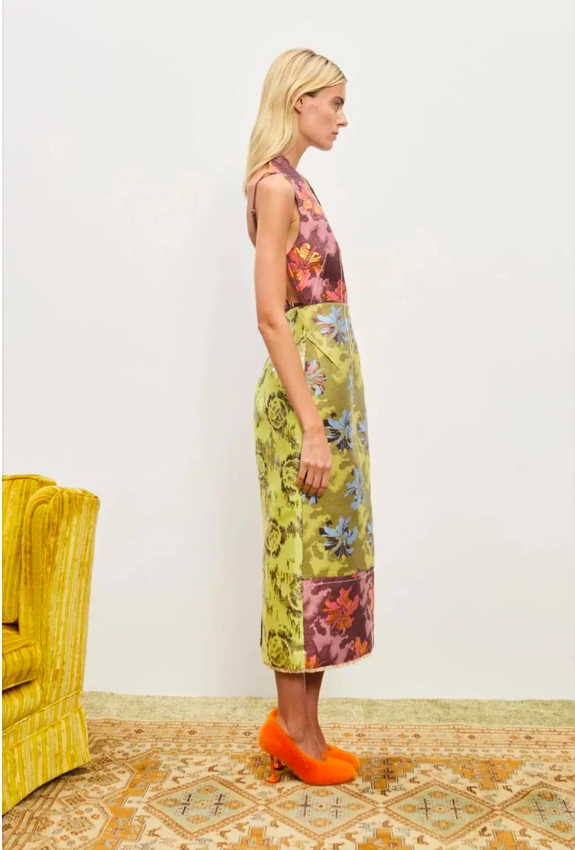 Alemais Adriana Jacquard Gown Midi Size AU 10 - Image 2