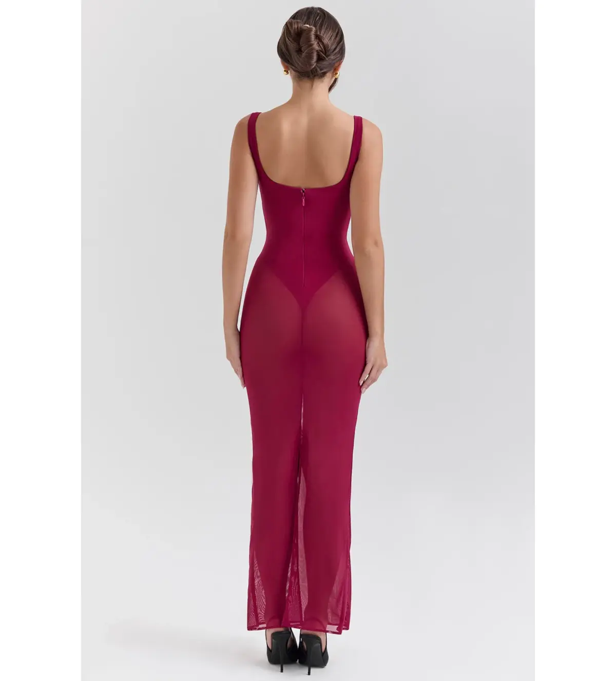 House of CB Robina Maxi Dress Wine Size 8  - Image 7