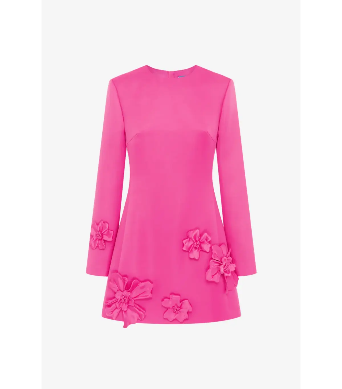 Leo Lin Eliza Mini Dress Hot Pink Size AU 12 - Image 3