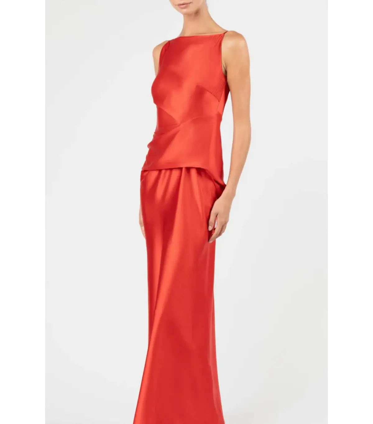 One Fell Swoop Degage Maxi Dress in Torii Satin Size AU 6 - Image 5