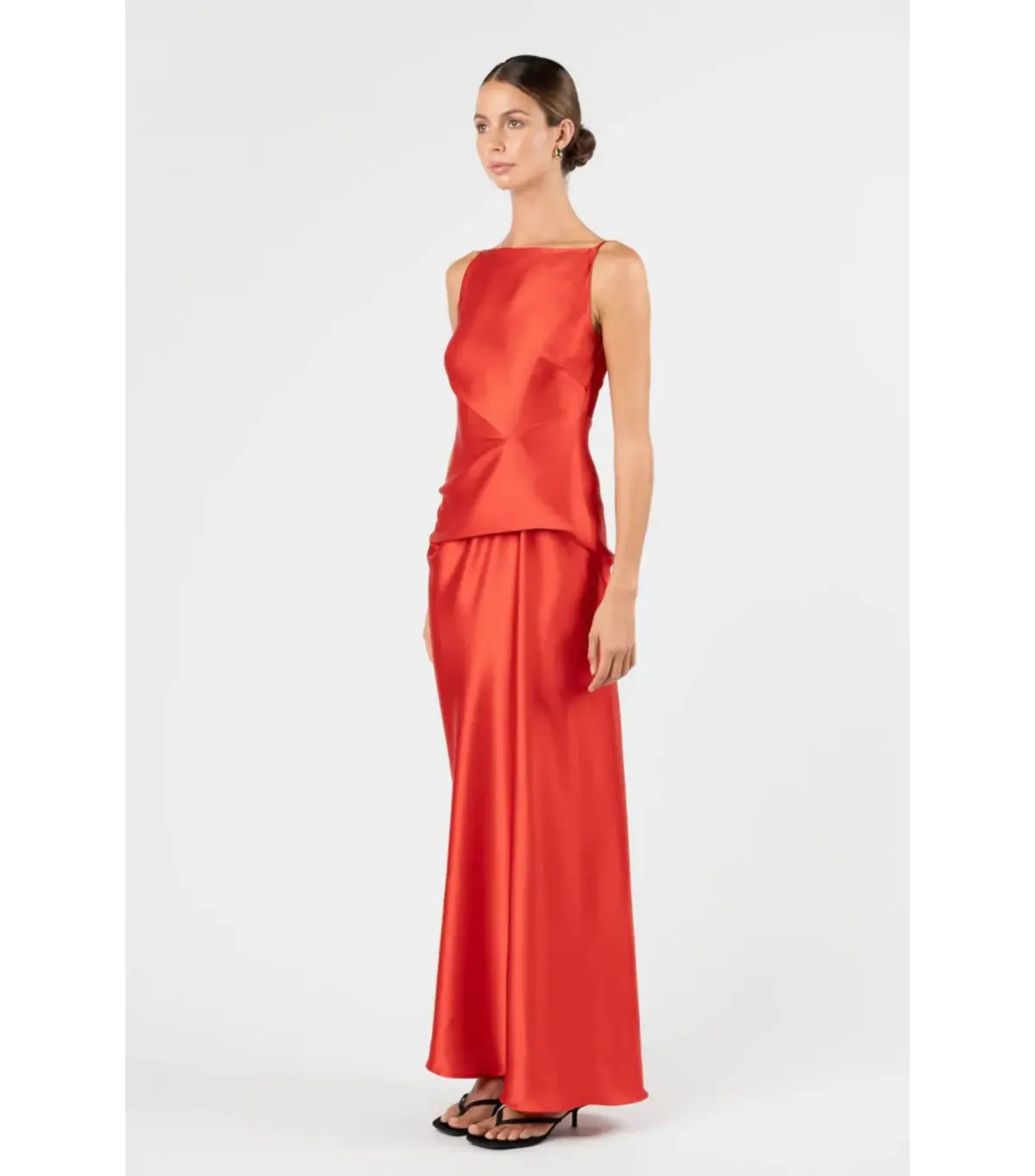 One Fell Swoop Degage Maxi Dress in Torii Satin Size AU 6 - Image 6