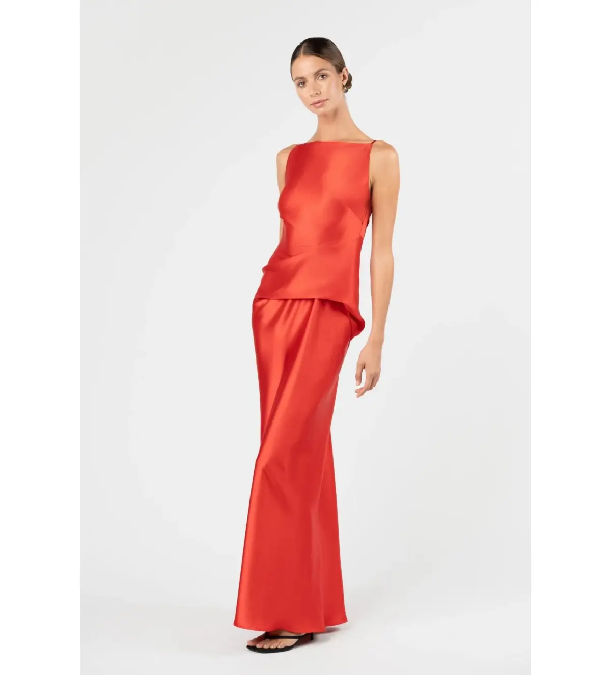 One Fell Swoop Degage Maxi Dress Toriii Satin Size 10 - Image 7