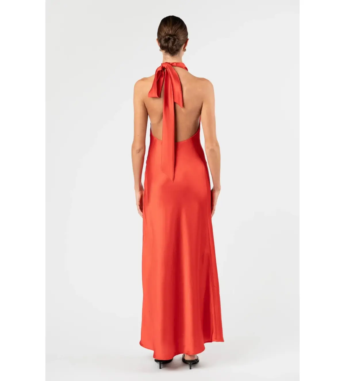One Fell Swoop Kristina Maxi Dress Torii Satin Size AU 8 - Image 4