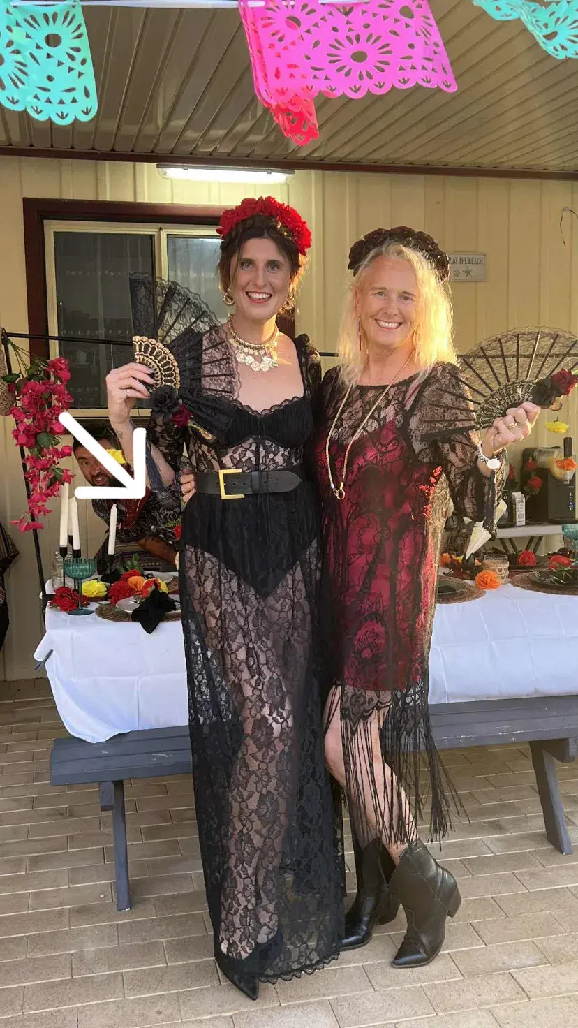 For Love And Lemons Aiden Sheer Maxi Dress Black Size M/AU 10-12 for rent on The Volte - main image