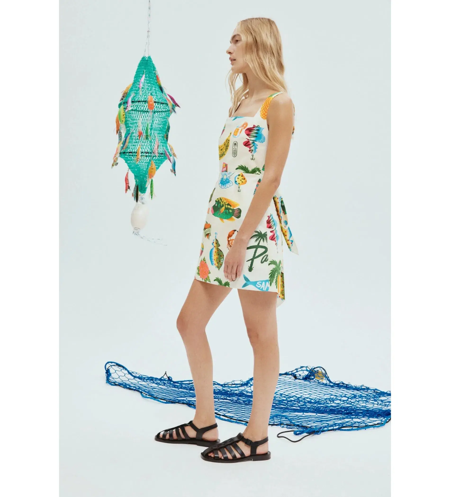 Alemais Samaki Mini Dress Print Size 12 - Image 2