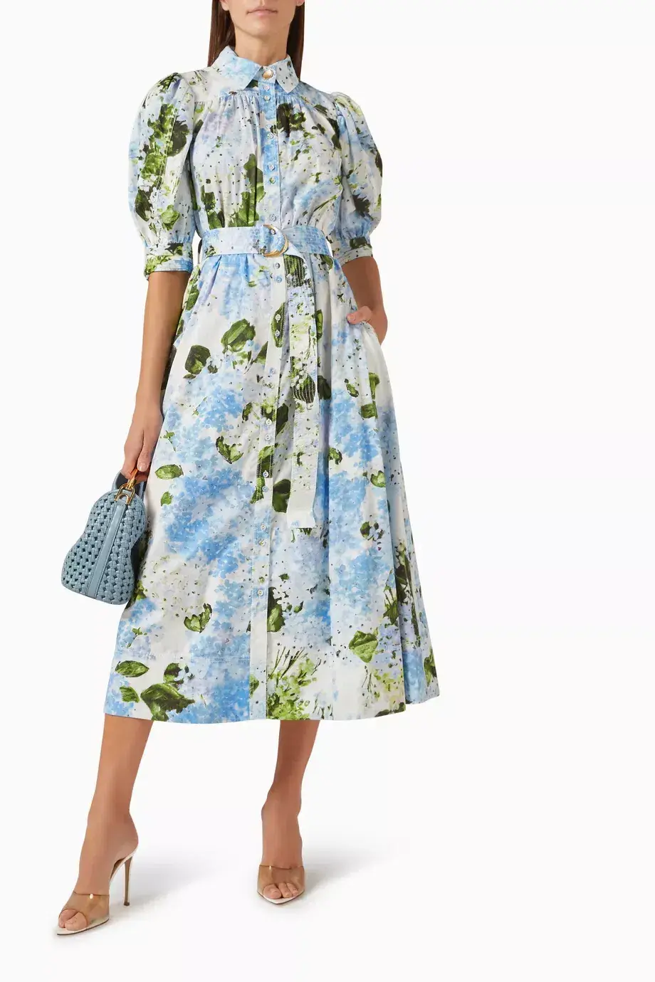 Aje Manifest Midi Dress Floral Size 6 - Image 1