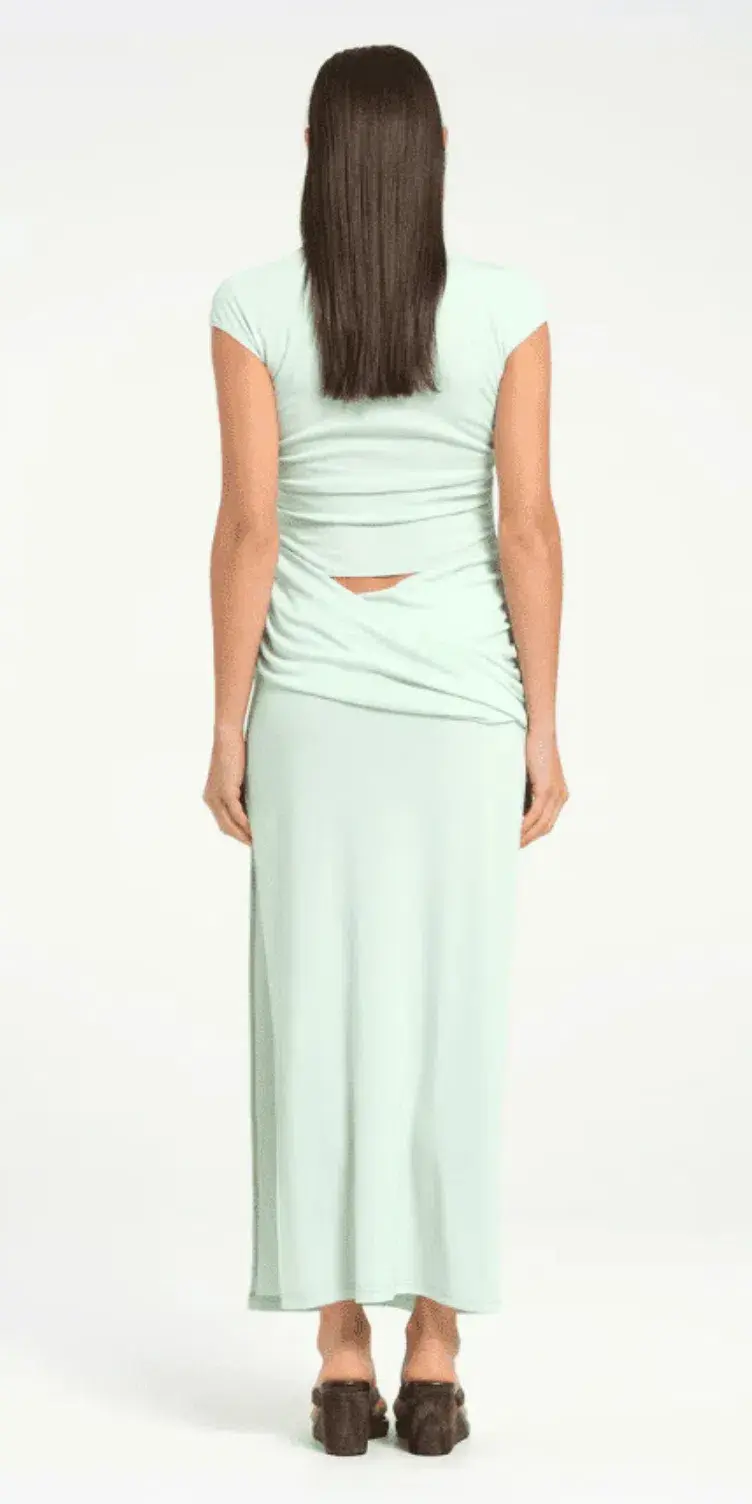 Benni Royce Maxi Dress in Bleached Aqua Size 12 - Image 3