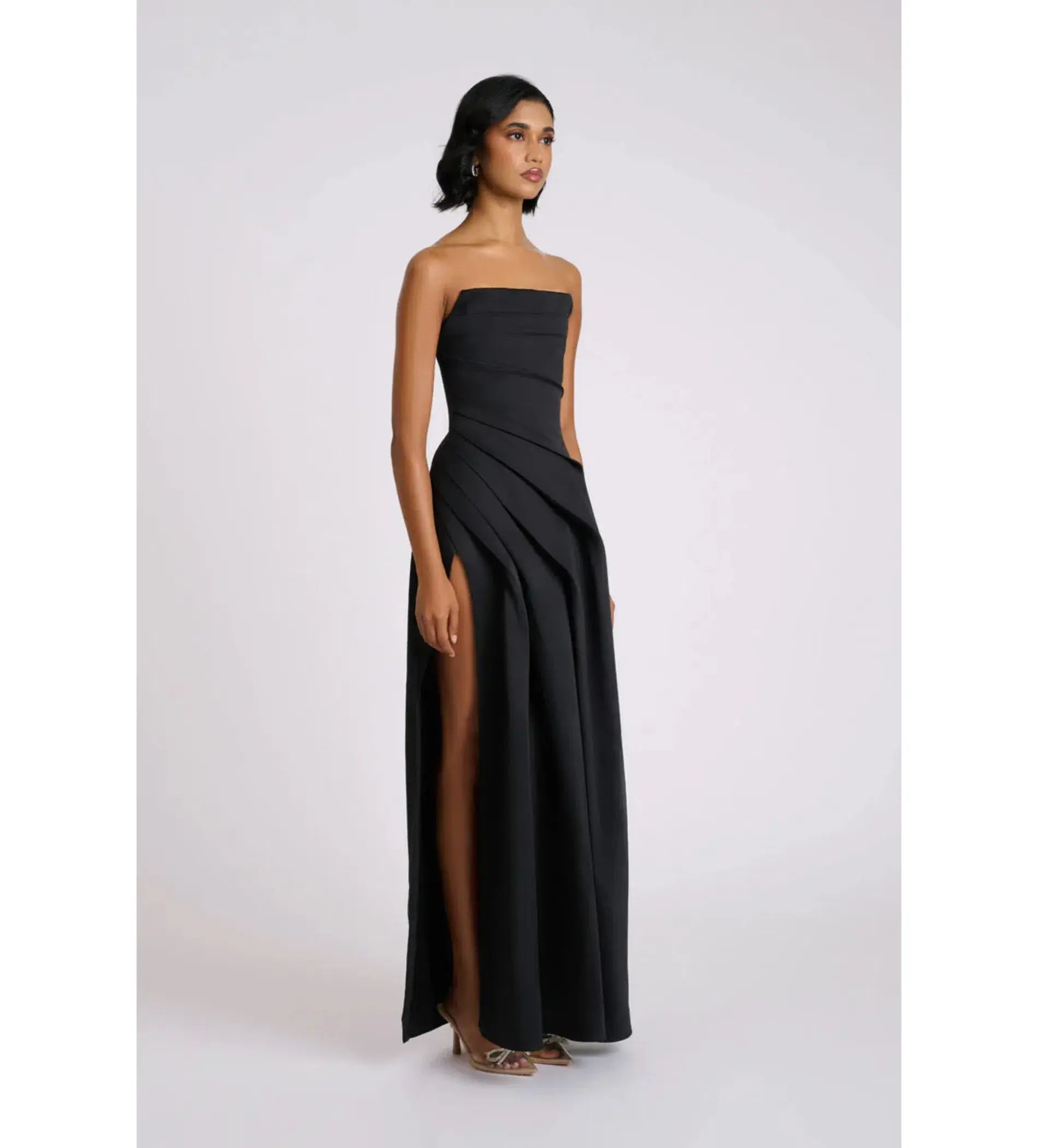Eliya the Label Deanna Gown in Black Size L / AU 12 - Image 2