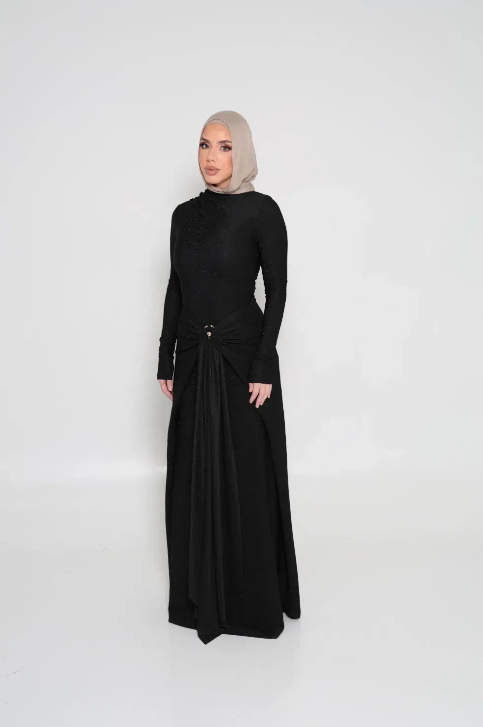 Alaía Muse Aleena Maxi Dress in Black Size S / AU 8 for rent on The Volte - main image